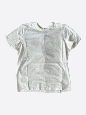 Rick Owens White Short Level T-Shirt